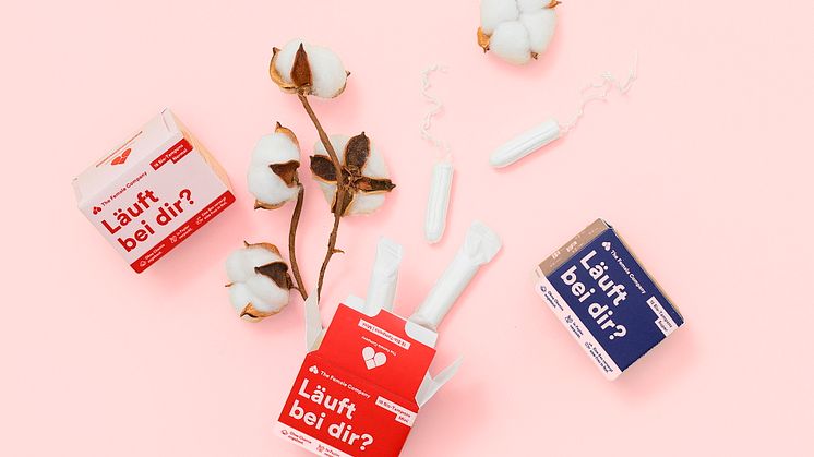 Bio-Tampons aus Bio-Baumwolle und ohne Plastikfolie von „The Female Company“ sind ab sofort bei dm erhältlich