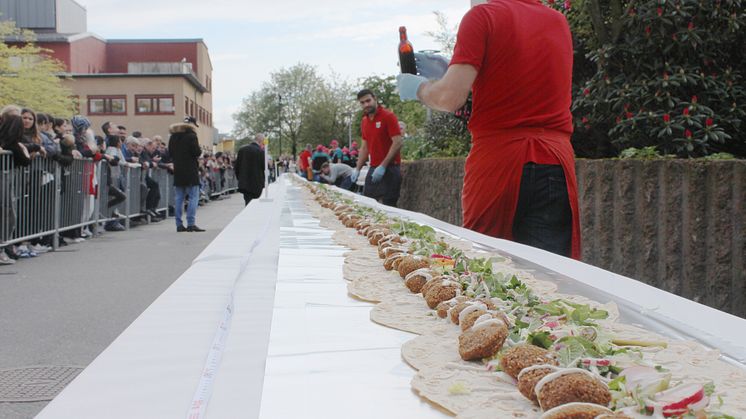 Världsrekord i falafel, Hjällbo 2019