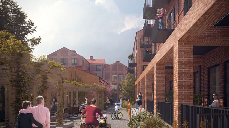 En gammal fabrik får nytt liv och en ny historia kan läggas till den tidigare. 