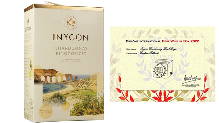 Best Wine in Box – Concours International Inycon Chardonnay Pinot Grigio