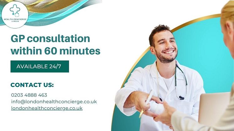 London Health Concierge Announces Versatile GP Consultation Services in London Starting at £90