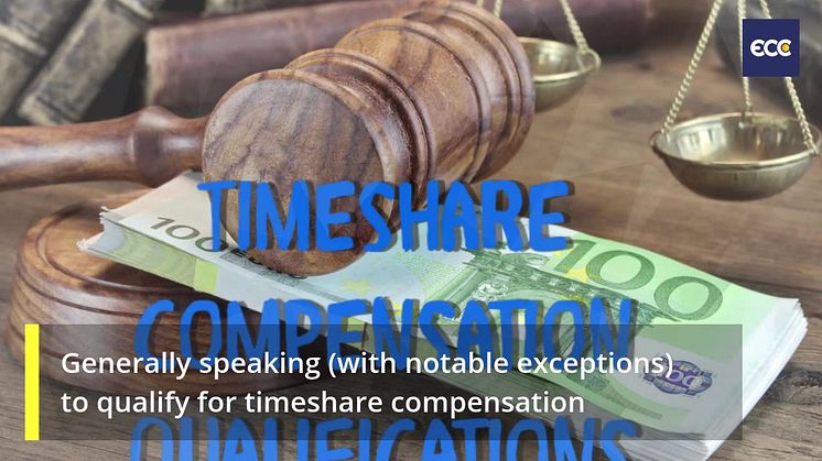 Do you qualify for timeshare compensation?  Watch the video to find out