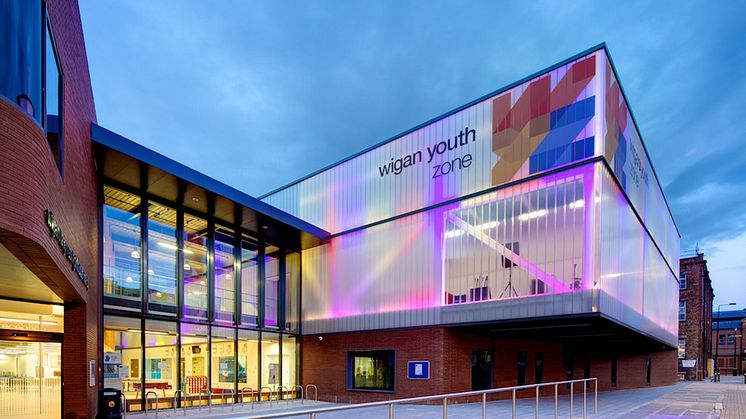 For illustrative purposes only, the OnSide Youth Zone in Wigan.