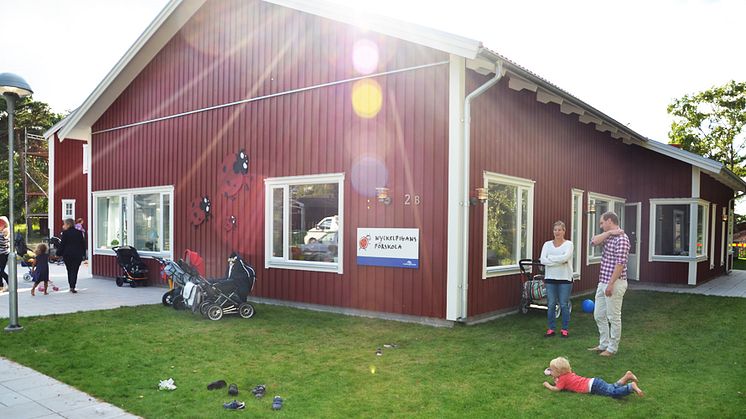 Nyckelpigans förskola i Mellbystrand hissar Grön Flagg!