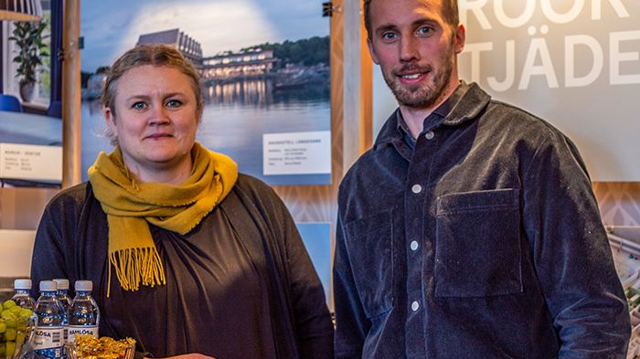 Bild: Lisa Karlsson, arkitekt Krook & Tjäder Göteborg och David Bräck, arkitekt och kontorschef Krook & Tjäder Karlstad