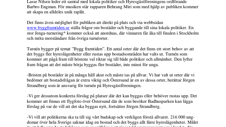 Nu bygger vi framtiden i Badhusparken i Östersund!