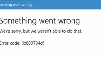 Windows Netzwerkfehler 0x800704cf beheben