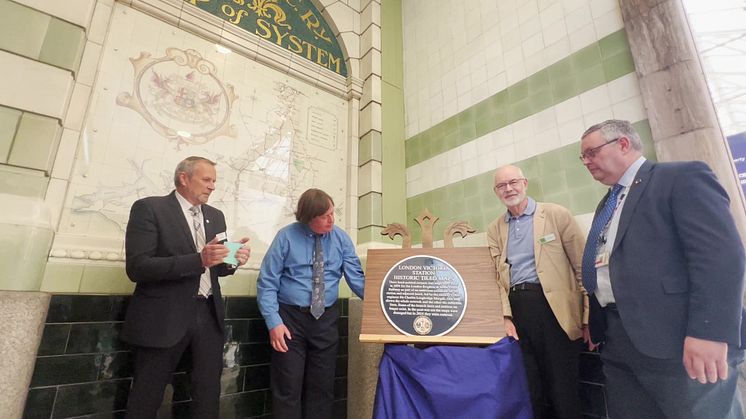Victoria station heritage tiles