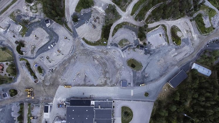 Volvo Customer Center - drönarbild