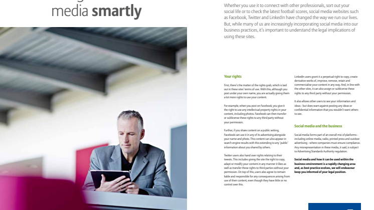 Motor newsletter March 2015 - social media