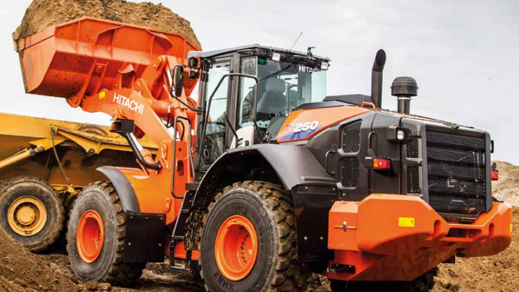 Broschyr Hitachi ZW250-6 hjullastare