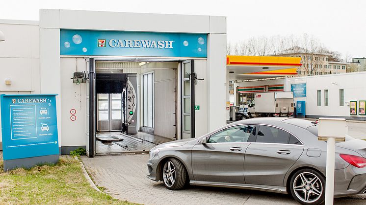 Shell/7-Eleven är den kedja i Sverige med flest Svanenmärkta biltvättar.
