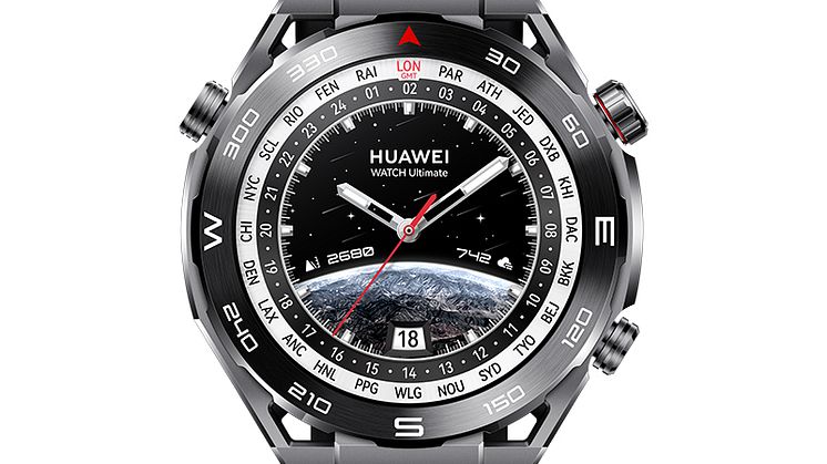 Huawei Watch Ultimate_Black_Front