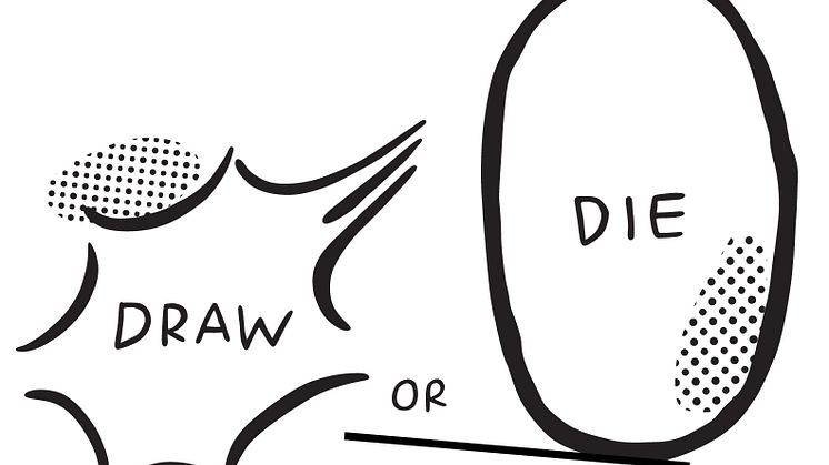 Utställning i Kringlans Konstfönster: Grupputställningen Draw or Die