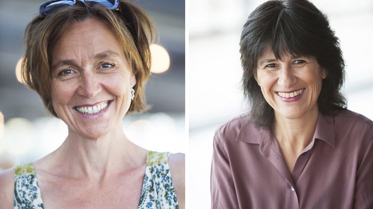 Composer Paula af Malmborg Ward and librettist Kerstin Perski.