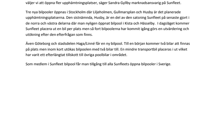 Fler vill dela bil i storstäderna