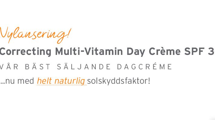 Vår bäst säljande dagcreme - nu med naturlig solskyddsfaktor!
