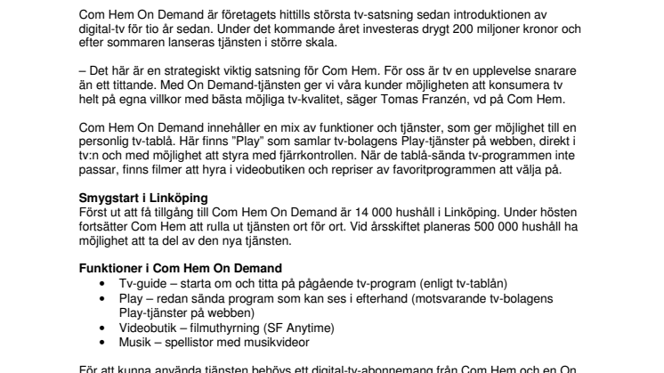 Tv-bolagens Play-tjänster flyttar in i tv:n