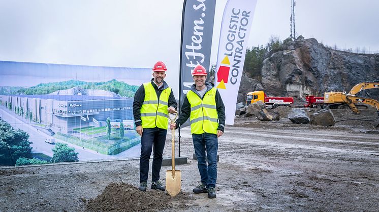 Henrik Peitz, COO på MatHem och Johan Lagercrantz, vd på MatHem.
