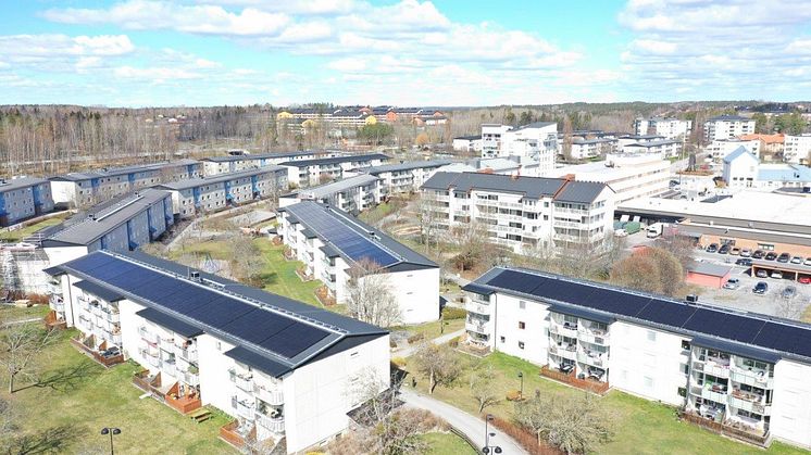 HSB bygger Stockholms läns största solcellsanläggning i Järfälla