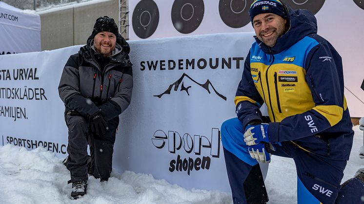 Carl Nero, Marknadschef Swedemount och Rikard Grip, Generalsekreterare Svenska Skidskytteförbundet