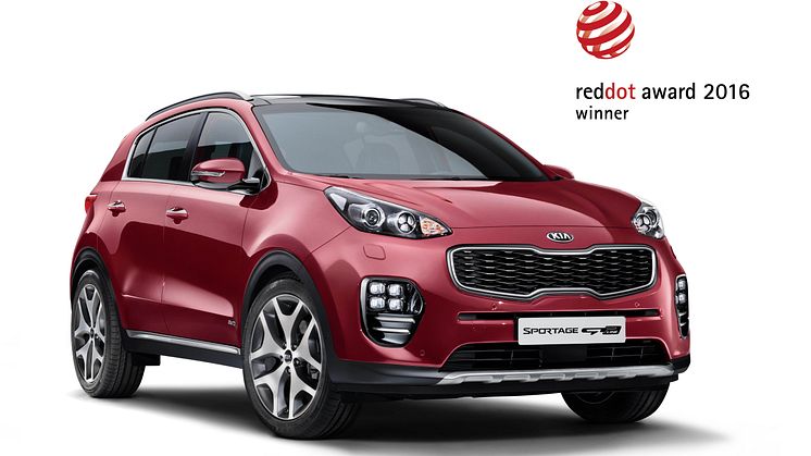 Red Dot designpris till nya Kia Sportage och nya Optima – igen!