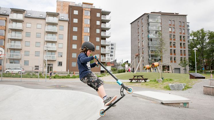 Arkitektur är inte bara byggnader utan handlar om att skapa fysiska miljöer som ska bli uppskattade av dem som ska vara där. I Västerås nya Arkitekturprogram beskrivs hur Västerås stad ska arbeta för att utveckla goda livsmiljöer. Foto: Per Groth