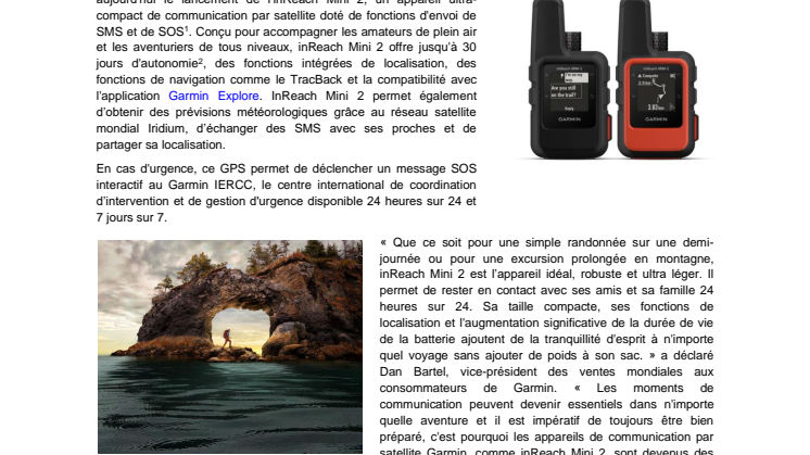 CP Garmin inReach Mini 2