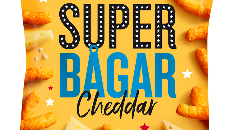 Estrella Superbågar Cheddar förlanseras på Coop 16/12 och i övriga butiker vecka 4, 2020