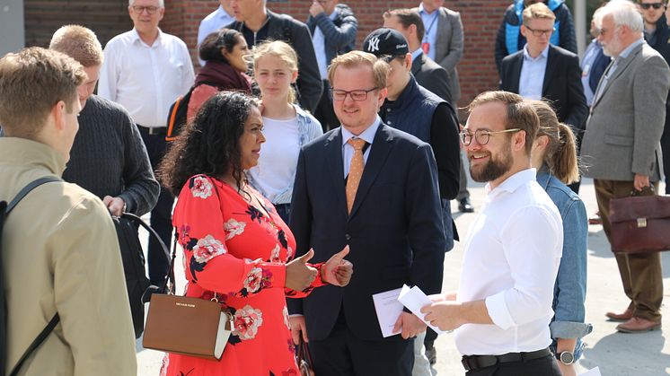 Åpning av nye uteområder på Kringsjå Studentby