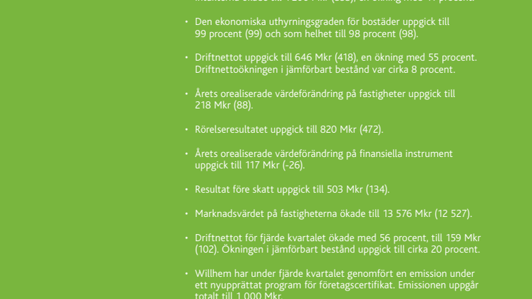 Willhem årsrapport januari-december 2013