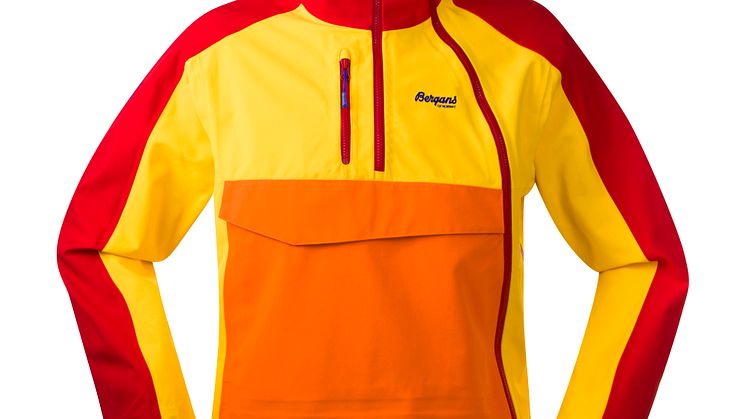 Lifjell Anorak - Red/Dandelion/Sunset/Cobalt Blue