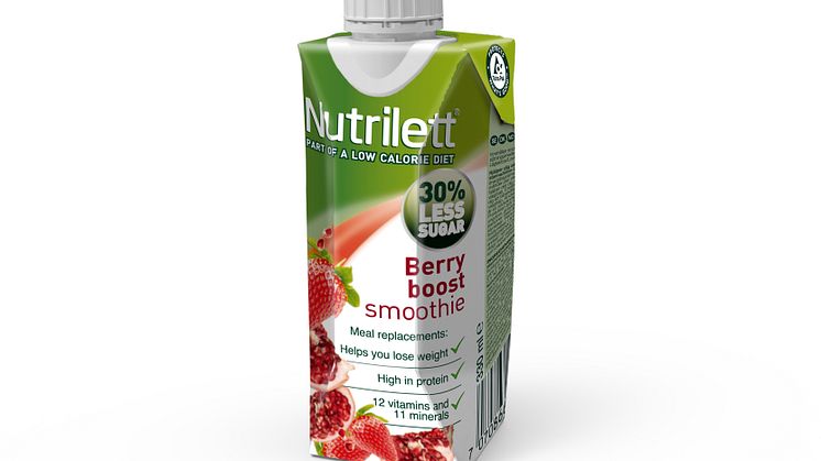 Nutrilett Berry boost Less sugar smoothie