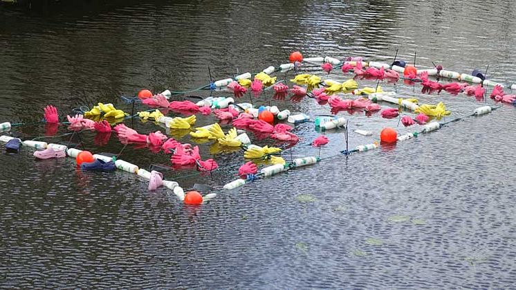 Karin Hälls "Bidraget" från Konst i Ån 2019.