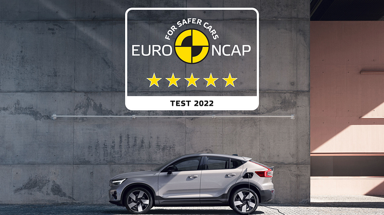 Volvo C40 Recharge får 5 stjerner i Euro NCAP