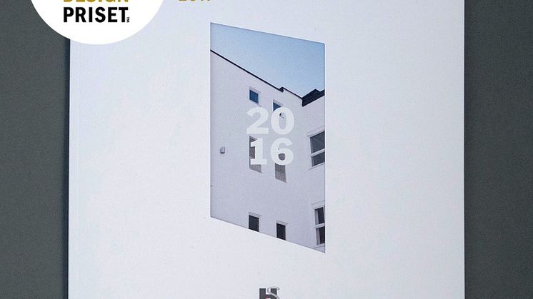 Svenska Hus Årsredovisning som nominerats till Svenska Designpriset