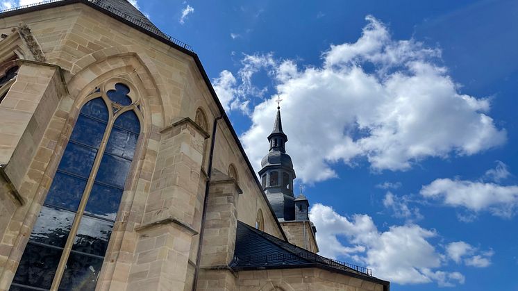 Kategorie Metallgestaltung: Die Abteikirche Tholey gehört zur ältesten Klosteranlage Deutschlands.  