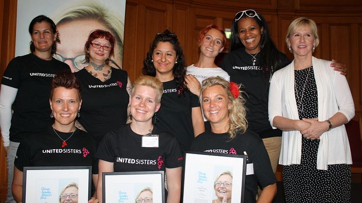 United Sisters belönades med Anna Lindh stipendium