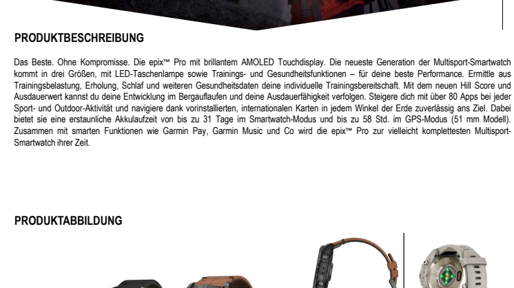 Datenblatt_Garmin_DE_epix Pro Gen2_Uhrenfachhandel