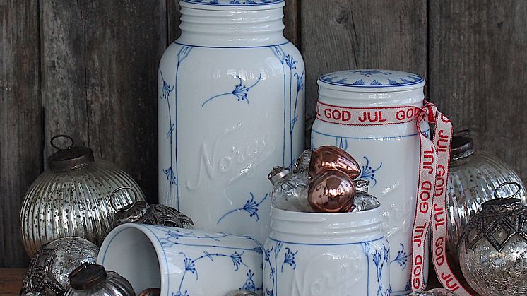 En unik julegave - Norgesglass i porselen håndmalt og laget på Porsgrunds Porselænsfabrik