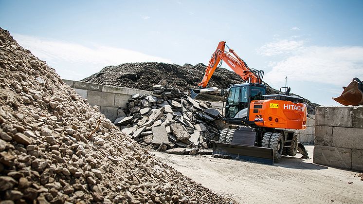 Delvator Hitachi ZX145W-6 hjulgrävare