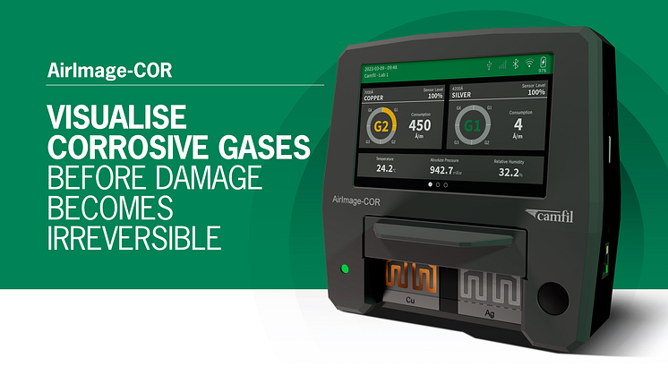 The AirImage-COR, visualise corrosive gases before damage becomes irreversible