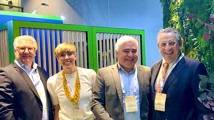 Christian Loss, CEO Neovii; Lisa Sandberg, Marketing Manager Scandinavian Biopharma; Alfred Doucette, CFO Neovii; Alexandre Sudarskis, Member of the Board Neovii