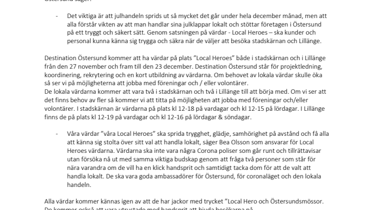 Local Heroes ska skapa trygg julhandel