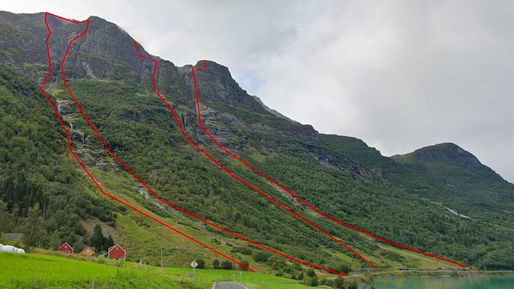 Skredløp Heimfonna