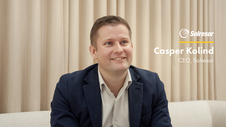 Ny VD: Casper Kolind leder Solresor mot framtiden