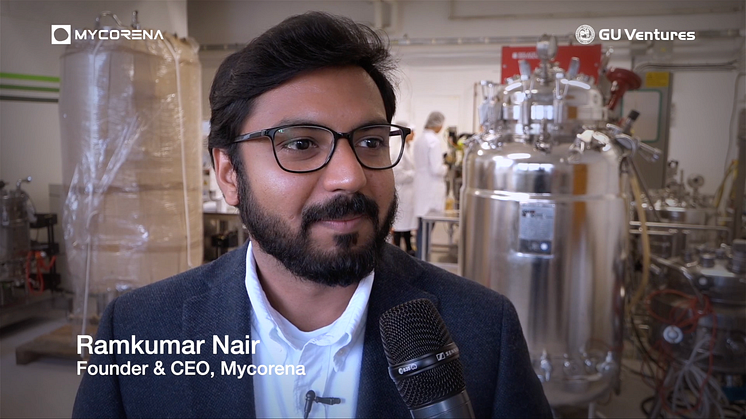Entreprenören Ramkumar Nair från Mycorena berättar om inkubatorns betydelse