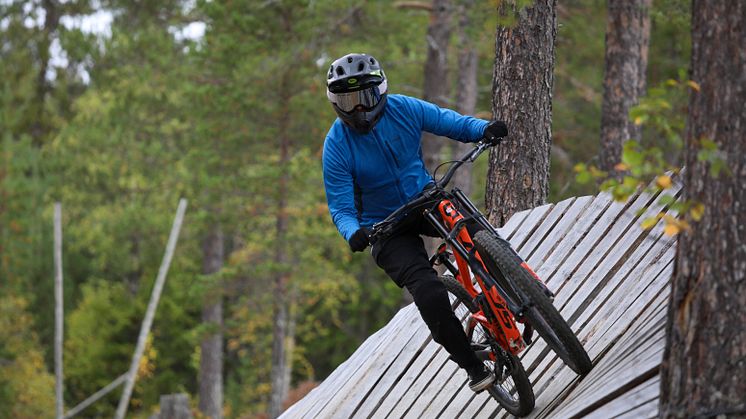 Downhill-cykling i Lofsdalen Bike Park 