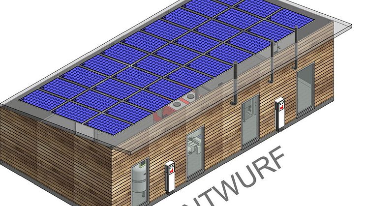 So könnte die Heizzentrale "Unterm Hessenberg" in Borchen aussehen.
