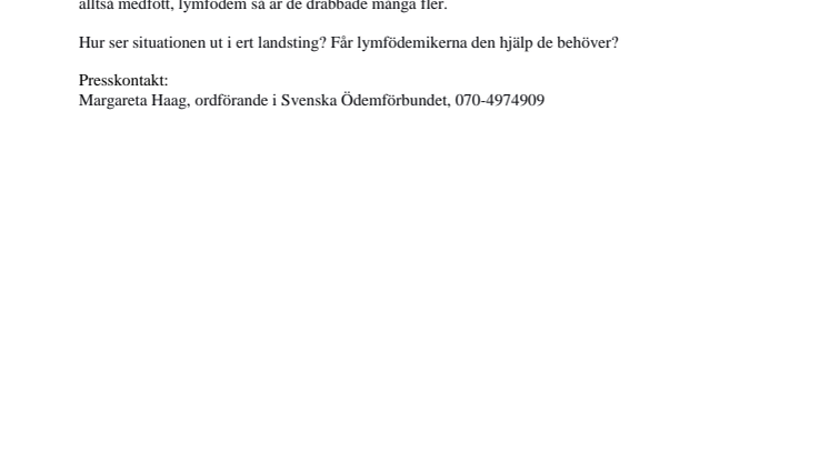Bröstcancer och lymfödem; känner du till sambandet?